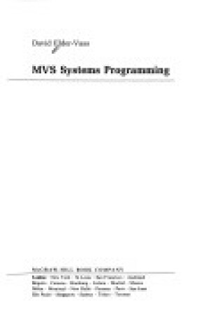 Cover of MVS Systems Programming