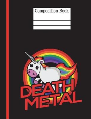 Book cover for Death Metal Composition Notebook - 5x5 Graph Paper