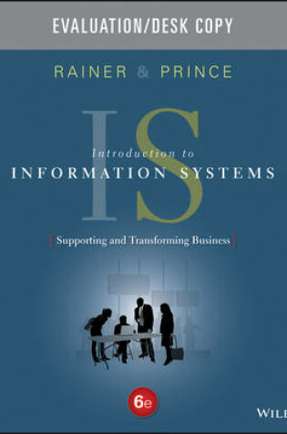 Cover of Introduction to Information Systems: Sixth Edition Evaluation Copy