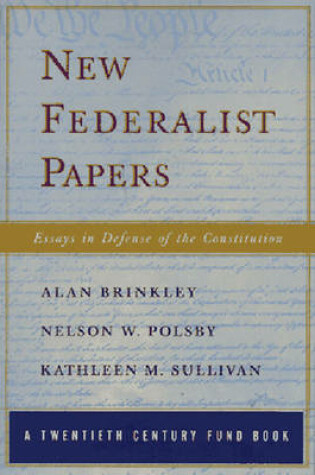 Cover of New Federalist Papers