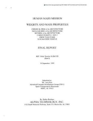 Book cover for Human Mars Mission