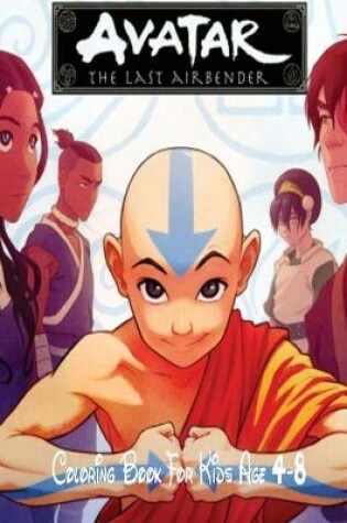 Cover of Avatar the last airbender Coloring Book