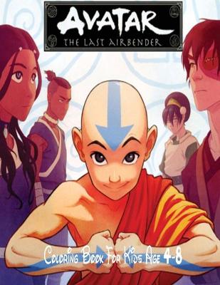 Book cover for Avatar the last airbender Coloring Book
