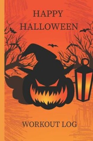 Cover of Halloween Pumpkin Workout 5 days log book & Fitness Journal