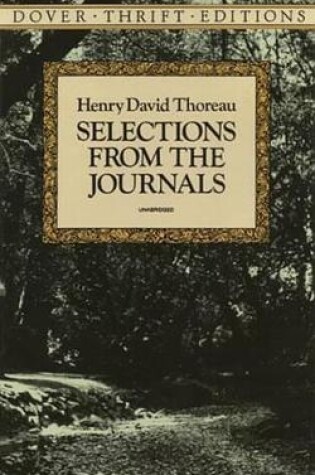 Cover of Selections from the Journals