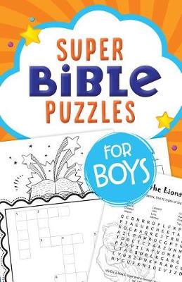 Book cover for Super Bible Puzzles for Boys
