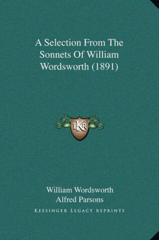 Cover of A Selection from the Sonnets of William Wordsworth (1891)