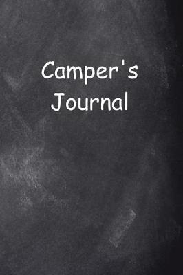 Cover of Camper's Journal Chalkboard Design