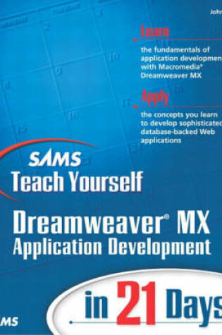 Cover of Sams Teach Yourself Macromedia Dreamweaver MX Application Development in 21 Days with                                                       Sams Teach Yourself E-Commerce Programming with ASP in 21 Days