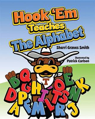 Book cover for Hook 'em Teaches the Alphabet