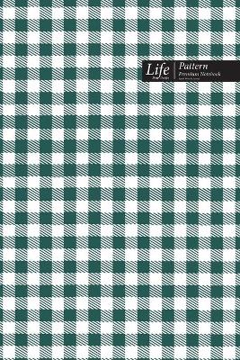 Book cover for Tartan Pattern Composition Notebook, Dotted Lines, Wide Ruled Medium Size 6 x 9 Inch (A5), 144 Sheets Olive Cover