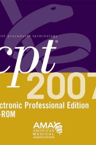 Cover of CPT 2007 Electronic Professional Edition, 2-5 User