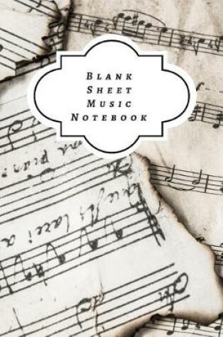 Cover of Blank Sheet Music Notebook