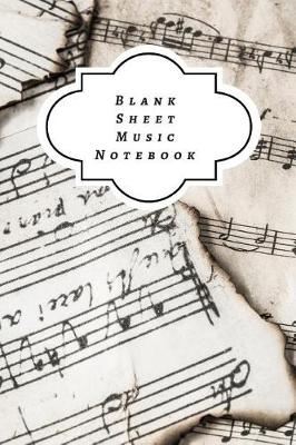 Book cover for Blank Sheet Music Notebook