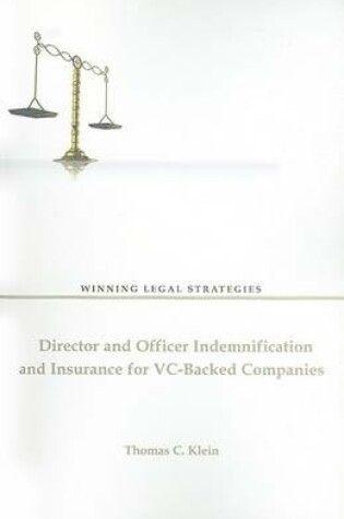 Cover of Director and Officer Indemnification and Insurance for VC Backed Companies