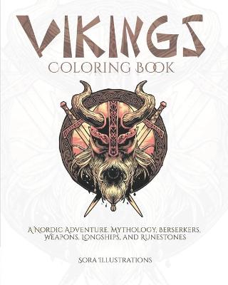 Book cover for Vikings Coloring Book