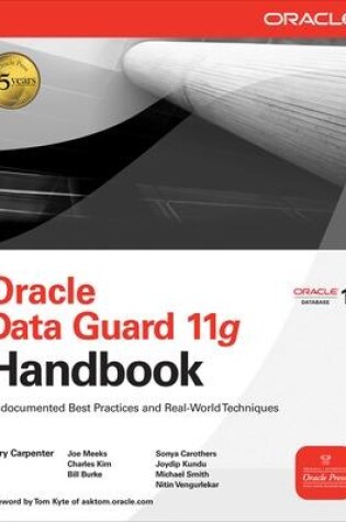Cover of Oracle Data Guard 11g Handbook