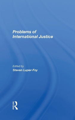 Cover of Problems Of International Justice
