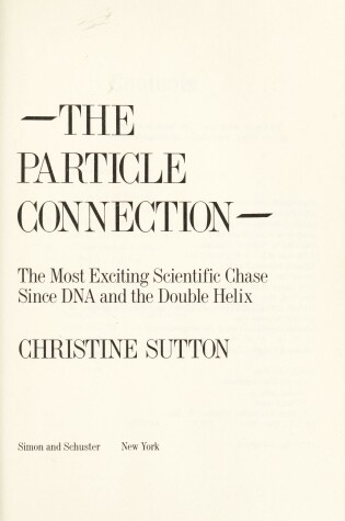 Cover of The Particle Connection