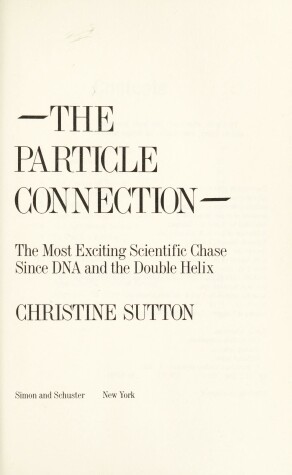 Book cover for The Particle Connection