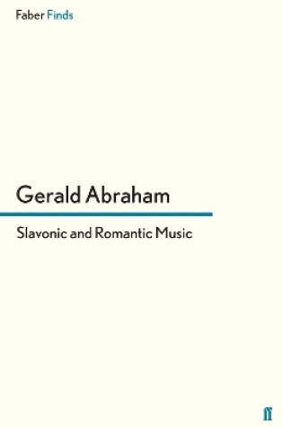 Cover of Slavonic and Romantic Music