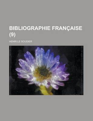 Book cover for Bibliographie Francaise (9)