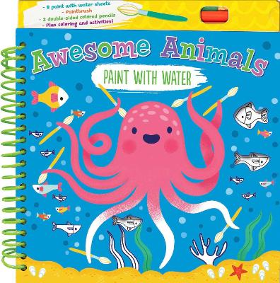 Book cover for Awesome Animals Paint with Water