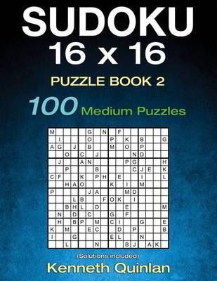 Book cover for SUDOKU 16 x 16 Puzzle Book 2