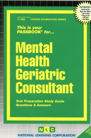 Cover of Mental Health Geriatric Consultant
