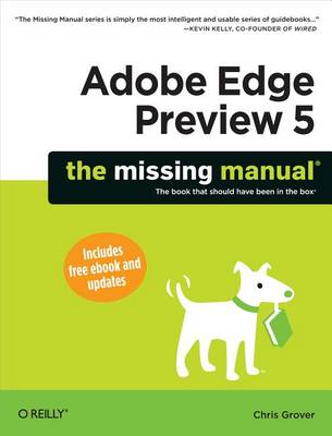Book cover for Adobe Edge Preview 5: The Missing Manual