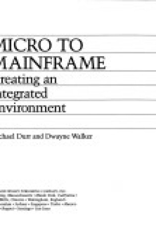 Cover of Micro to Mainframe