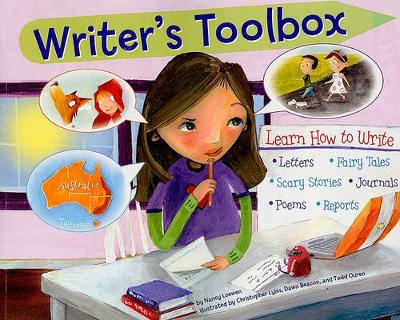 Book cover for Writer's Toolbox: Learn How to Write Letters, Fairy Tales, Scary Stories, Journals, Poems, and Reports