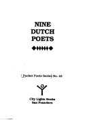 Cover of Nine Dutch Poets