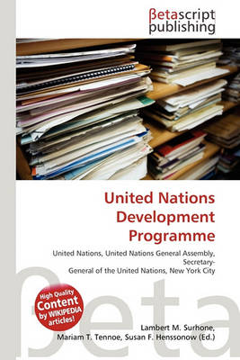 Cover of United Nations Development Programme