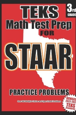 Cover of TEKS 3rd Grade Math Test Prep for STAAR