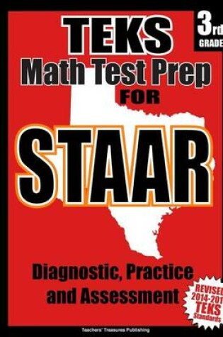 Cover of TEKS 3rd Grade Math Test Prep for STAAR