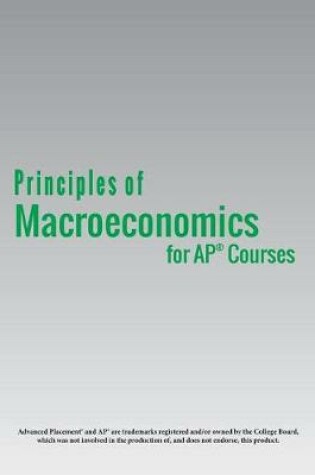 Cover of Principles of Macroeconomics for AP Courses