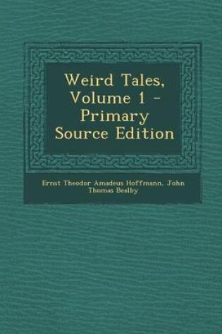 Cover of Weird Tales, Volume 1