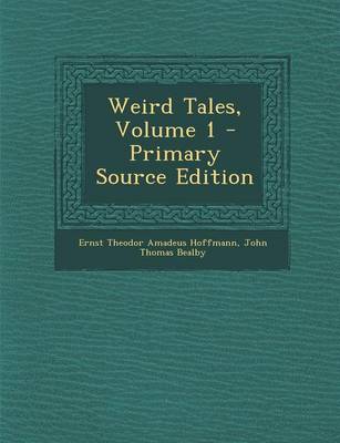 Book cover for Weird Tales, Volume 1