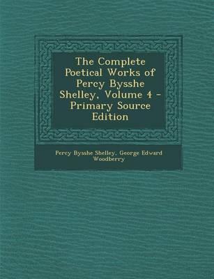 Book cover for Complete Poetical Works of Percy Bysshe Shelley, Volume 4