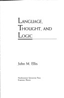 Book cover for Language, Thought, and Logic