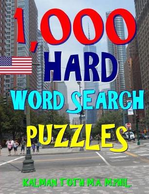 Book cover for 1,000 Hard Word Search Puzzles