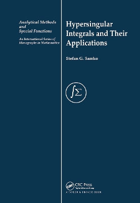 Cover of Hypersingular Integrals and Their Applications