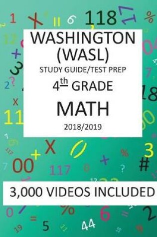 Cover of 4th Grade WASHINGTON WASL, MATH, Test Prep