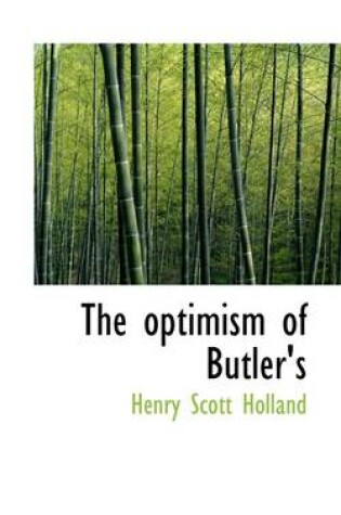 Cover of The Optimism of Butler's