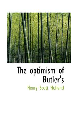 Book cover for The Optimism of Butler's