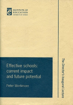 Cover of Effective Schools