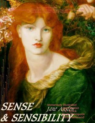 Book cover for Sense and Sensibility: Edition de Luxe (Illustrated with 88 Vintage Engravings and Pictures of 19th Century Artists). Detailed Table of Contents