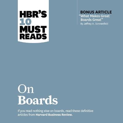 Book cover for Hbr's 10 Must Reads on Boards