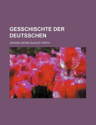 Book cover for Gesschischte Der Deutsschen